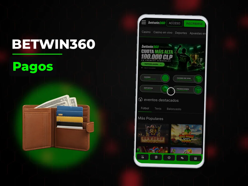 Betwin360 - Pagos