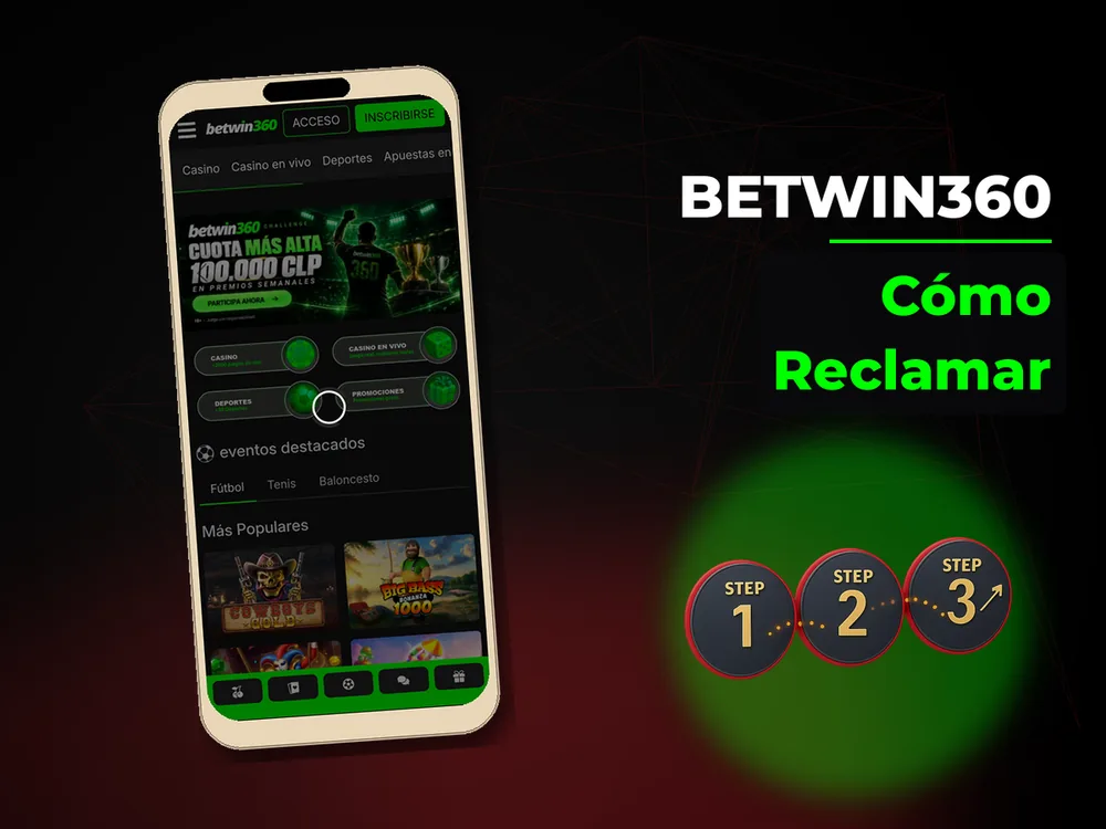 Betwin360 - Cómo Reclamar