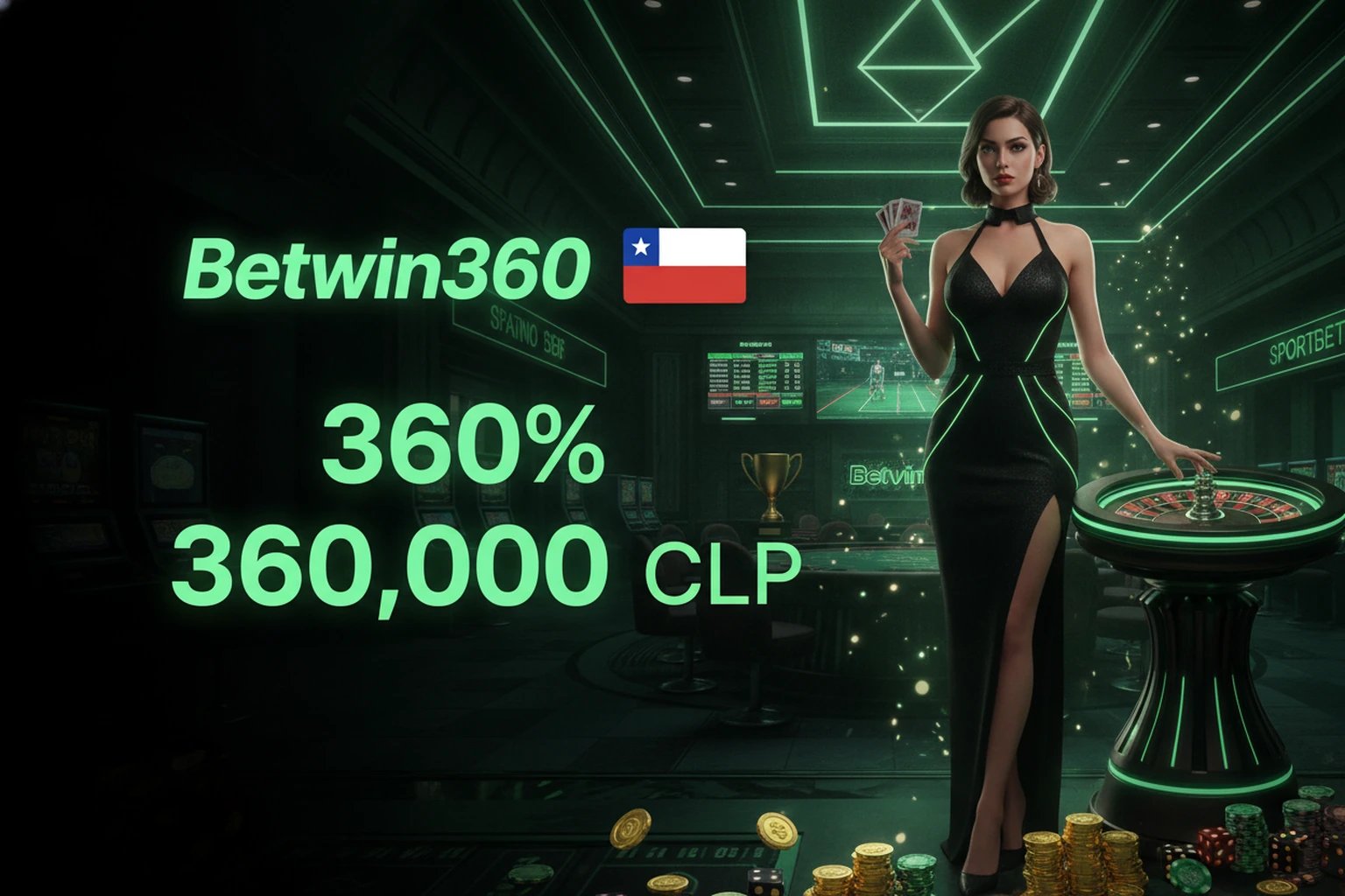 Bono de Bienvenida Betwin360 360% en Chile para Nuevos Jugadores 2026