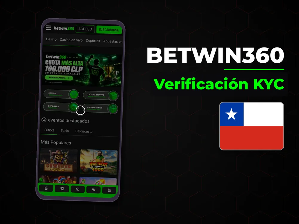 Betwin360 - Verificación KYC