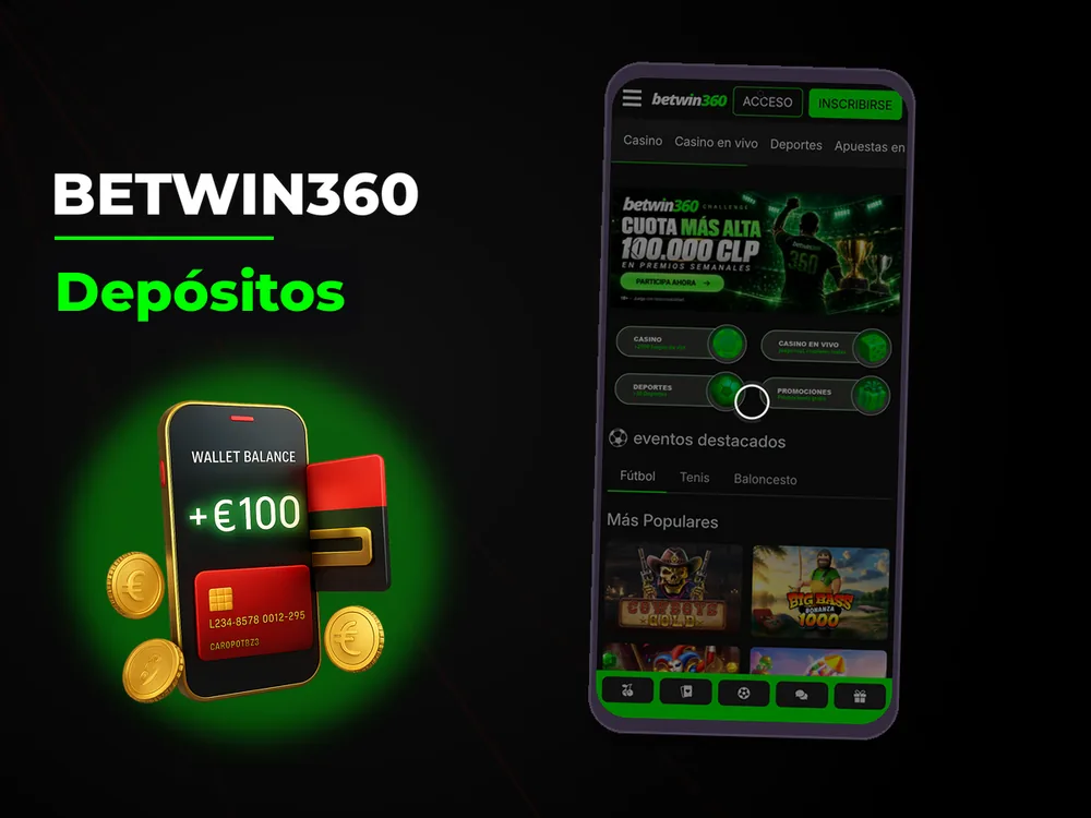 Betwin360 - Depósitos